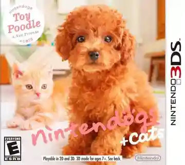 Nintendogs   Cats - Toy Poodle & New Friends (Europe) (En,Fr,Ge,It,Es,Nl,Da,No,sv)